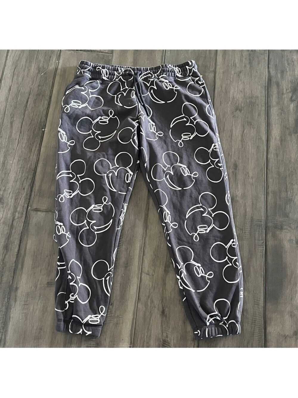 Disney Mickey Mouse Gray Sweatpants - Size Large